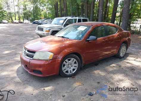 2012 Dodge Avenger Se from USA, damaged, VIN 1C3CDZAB9CN270393
